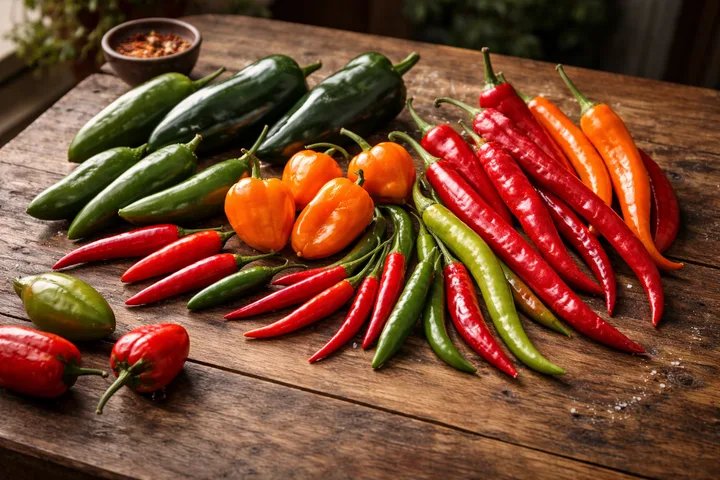 Chili-Sorten im Vergleich